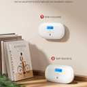 X-Sense Carbon Monoxide Detector, Replaceable Battery Powered CO Alarm with Digital Display, Portable Carbon Monoxide Detector for Travel, XC0C-SR, 1-Pack