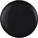 Spare Tire Cover, Black Wheel Cover Waterproof PVC Leather Dust-Proof Universal Fit for Jeep, Trailer, RV, SUV, Camper and Vehicle (16 Inch)