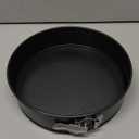 HIWARE 9 Inch Non-stick Cheesecake Pan Springform Pan with Removable Bottom/Leakproof - Black