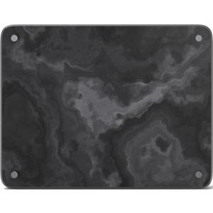 Large Black Marble Stone Dish Drying Mat for Kitchen Counter 17 x 13 inch, Includes Cleaning Supplies, Quick Drying Diatomaceous Earth Stone Mats, Fast Drying Board For Cups Dishes and Bottles