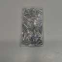 Hmknana 100PCS 4 Styles Shelf Pins Kit - Nickel Plated Shelf Bracket Pegs & Shelf Support Pins, Dowel Pin and Shelf Holders for Shelves Cabinet Furniture Closet etc