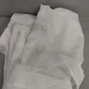 Water-Repellent Fabric Shower Curtain Liner - Hotel Quality Machine Washable, 3 Heavy-Duty Magnets with Rustproof Grommets & Weighted Hem, Stall Size 54x72in White