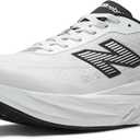 New Balance Men's FuelCell Rebel V5 Running Shoe, White/ Black/ Silver Metallic, 9.5 M