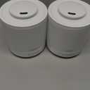 Homvana Small Humidifiers for Bedroom - 2 Packs 1.5L Cool Mist Top Fill Humidifier for Baby Nursery, Essential Oil Diffuser, 3 in 1 for Home Plants Offices and Grow Tents, 7 Color Lights, Ultrasonic