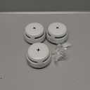 Smoke Detector 10-Year Battery with Test/Silence Button, AEGISLINK Fire Alarm with Photoelectric Sensor, Low Battery Warning, Complies with EN 14604, S500 (Independent), 3-Pack