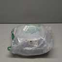 Rubtlamp 60Pcs Clear Gold Plastic Plates, Clear Disposable Plates With Gold Beaded, Heavy Duty Plastic Plates Include 30 Dessert Platos, 30 Dinner Platos for Wedding Party