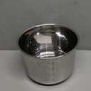 Inner Pot for Crock Pot 6 Quart  Stainless Steel Replacement Pot for CrockPot 6 Qt MultiCooker Crockpot 6 Quart Pressure Cooker 2100467 Accessories Parts