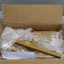 Vincidern 6.6 FT Wedding Arch Backdrop Stand for Parties, Balloon Arch Stand, Wedding Arches for Ceremony, Metal Arch Backdrop Stand for Bridal Baby Showers, Birthday Party Decoration Door Frame Gold