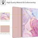 Fintie Sleeve Case for 14" ASUS Chromebook Flip C433TA / ASUS Chromebook C425 / Lenovo Yoga Slim 7 14IIL05 / Dell Latitude 7410 7420 - Premium PU Leather Portfolio Book Cover, Glittering Marble