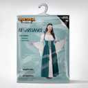 Spooktacular Creations Halloween Renaissance Costume Women, Renaissance Corset Dress, Plus Size Medieval Chemise for Cosplay (Green, S)