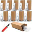 10 Sets Wine Shipping Box,Include 10 Moving Boxes and 10 Wine Bottle Protector Bags with 1 Reusable Air Pump