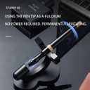 Magnetic Levitation Pen Starry 60, Floating Futuristic Design,Birthday Gift for Boyfriend,Boss,Desk Decor (Black)