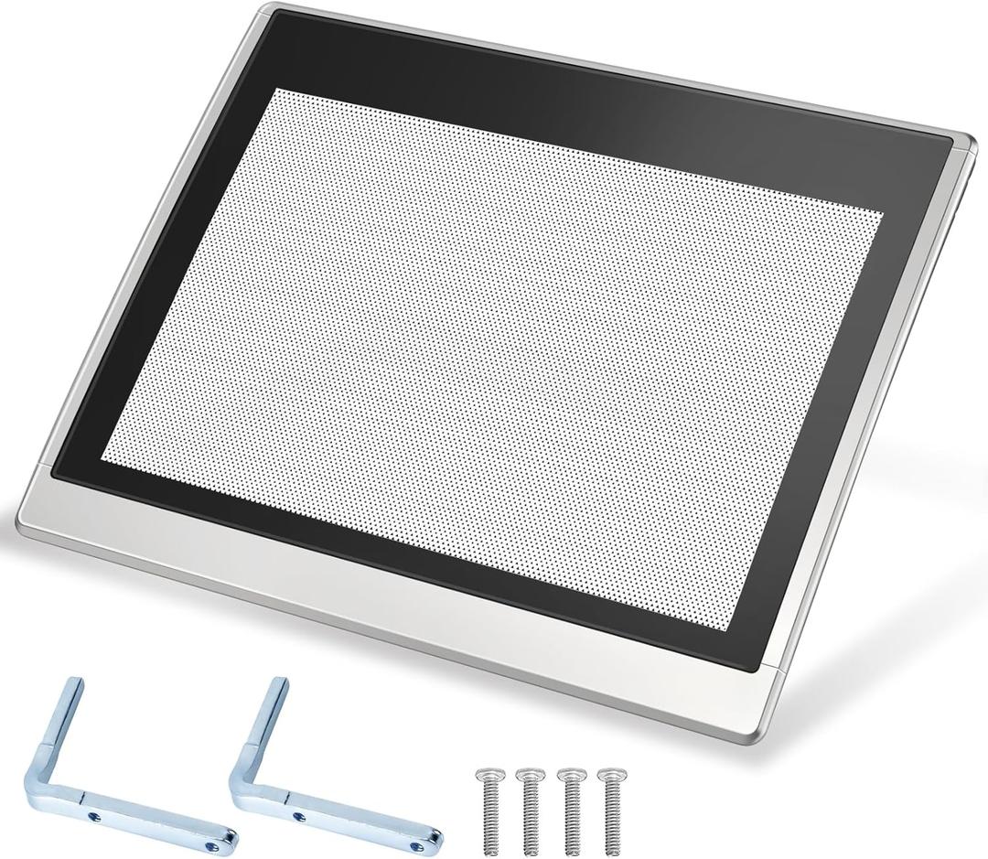 UPGRADED W11101504 Washer Lid Assembly Replacement Compatible With Maytag Washer Lid, WP8563965 Left Lid Hinge & WP8572974 Right Lid Hinge & 4 Screws W11404293, Replaces W11256781 W10843975 W11082611