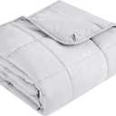 Topcee Weighted Blanket for Adults (20 lbs, 60" x 80") Queen Size Soft Cooling Heavy Blanket Sleeping, Apply to 190-210 lbs Body, Thick Breathable Blanket with Glass Bead, Easy Care