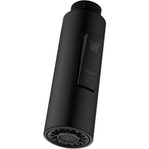 Tohlar Pull Down Kitchen Faucet Spray Head Replacement, 2 Function Kitchen Faucet Nozzle Replacement, Kitchen Faucet Head Hose Spray Tap Spout, Black