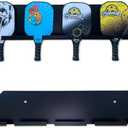 HD Pickleball Paddle Rack | Holds 4 or 8 Paddles | Track Players “Next-Up” on the Court | Heavy-Duty 1/8” Steel with Weather-Proof Powder Coating