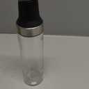 Loscarol Sugar Dispenser with Pour Spout, 17 oz Glass Sugar Shaker Jar or Creamer Dispenser Weighted Pourer for Coffee Bar,Tea & Baking, Sugar Container for Sugar, Honey, Syrup, for Home Kitchen (Black)