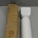 1 Pack White-Rain Gutter Downspout Extensions, Gutter Extender for Rainwater Drainage Flexible, Down Spout Drain Extension Pipe, Extendable from 21 to 62 Inches (Fit 3"x 4" downspouts)