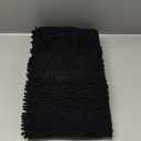 Muddy Mat Shown on TV  Super Absorbent Microfiber Dog Door Mat for Muddy Paws, Non-Slip Washable Pet Rug, Quick Dry Chenille Entryway Carpet, Machine Washable Indoor Outdoor mat, Black 30"x19"