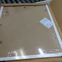 JCJMY 24x30 Picture Frame with 20x24 Mat, Display Photo 20x24 with Mat or 24 x 30 Without Mat, Wall Hanging Large 24 by 30 Poster Frame with Plexiglass, White