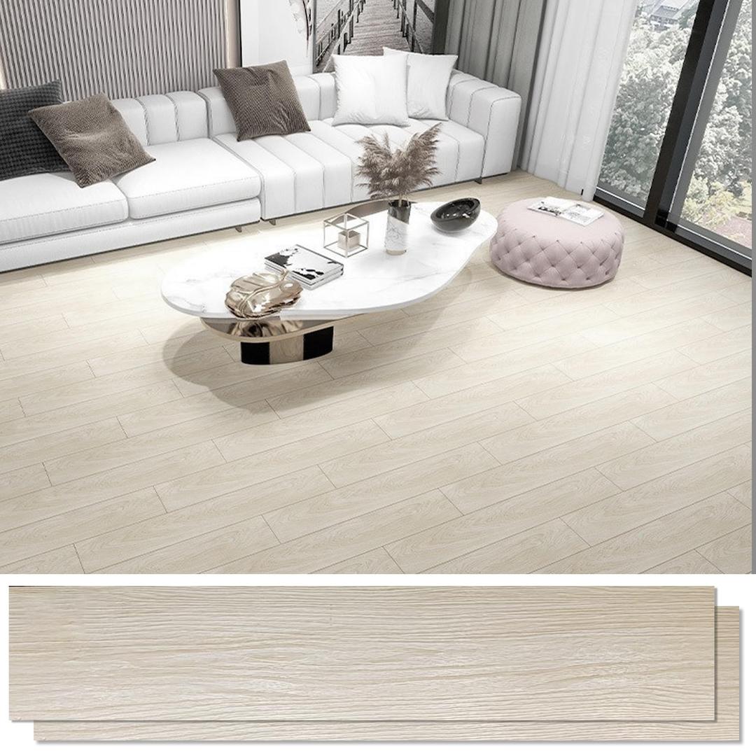 36-Pack 54 Sq.ft Wood Effect Tiles,，Peel and Stick Floor Tiles，Vinyl Flooring Used for Home Decoration of RV, Bedroom, Kitchen and Living Room. (508, 36 PCS)
