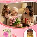 Mothers Day Gifts for Mom, Solar Lanterns Outdoor Waterproof Hummingbird Garden Decor Birthday Gifts for Women Mom Grandma Sister Solar Lights Outside Decorations for Backyard, Patio, Porch