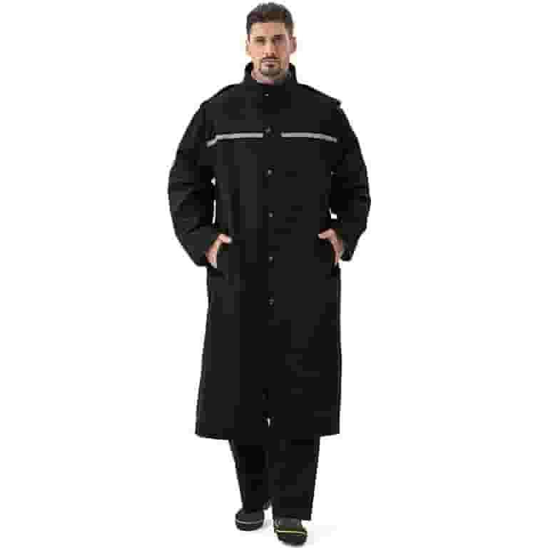 Rain Ponchos for Adults Men Reusable Rain Coats Long Loose Waterproofs Jackets with Hood