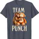 Team Punch Heather Blue Shirt, Kids Size S