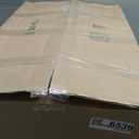 simplehuman 50 Liter / 13 Gallon Semi-Round Kitchen Step Trash Can with Secure Slide Lock, Mocha Plastic