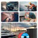NAOEVO 12 Gauge Marine Wire, 12 AWG Tinned Copper PVC Marine Grade Wire, IP68 Waterproof/Corrosion-Resistant Electrical Cable for Boat RV, Automotive, Solar, Trolling Motor (100 ft Black + 100 ft Red)