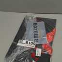 Epoesch 5 Senses Gift Bags for Him With Labels - Includes Tissue Paper & Greeting Card, Unique Birthday, Valentine‘S Day, Anniversary, Wedding Gifts for Boyfriend, Bf or Husband (Black with red lettering)