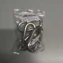 516inch Quick Links Chain Connector - Stainless Steel D Shape Locking Carabiner for Hammock, Swing, Sail, Pet, Boating, Camping, Indoor Outdoor Use, 4 Packs (M8)