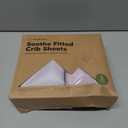 KeaBabies 2-Pack Organic Crib Sheets for Boys, Girls - 52x28 Fitted Crib Mattress Sheet Neutral, Breathable Jersey Cotton Cover for Baby Bed, Toddler Mattress, Soft & Cute Prints (Thistle)