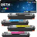 067H High-Capacity Toner Cartridge 4 Pack Works with Canon Color imageCLASS MF656Cdw,MF652Cw,MF650C MF654Cdw,LBP632Cdw,MF653Cdw,LBP633Cdw Printers Ink (Black,Cyan,Magenta,Yellow)