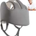 Thick Head Protection for Elderly Falls, Protective Helmet for Elderly Adult, Seniors Head Protector Seizure Soft Helmet Prevent Head Injuries (Grey)