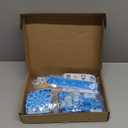 BenLouis Winter School Stationery Party Favors Snowflake Holiday Themed Classroom Gift Prizes Bulk for Students Kids Christmas Frozen Birthday Goodie Bag Stuffers Pinata Filler (12Set Snowflake)