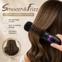 Go Brush Pro for Short Hair, 2026 Upgraded Hair Straightener Brush, Portable Cordless Straightener Brushs for Travel, Fast Heating Hair Straightener with LCD Temperature Display, Travel Gift (Black)