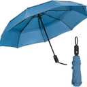 Mr. Pen- Windproof Travel Umbrella, Automatic Umbrellas for Rain, Compact (Blue)