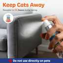 Cat Deterrent Spray for Furniture Protection, Pee Spraying, Excessive Chewing & Scratching Everywhere, Cat Repellent Indoor and Outdoor, Pet-Safe Formula, 5.07 Fl Oz