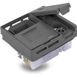 Upgraded W10861000 Dishwasher Detergent Dispenser Compatible With Whirlpool KitchenAid Maytag Dishwasher Replacement Parts W10620296 W10620298 WDT750SAHZ0 WDT730PAHZ0 Dishwasher Soap Dispenser