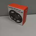 Juylay Steering Wheels for Nintendo Switch 2 JoyCon Controllers, Racing Wheels Accessories for Mario Kart World/8 Deluxe, Family Game Night Essentials (Black, 2-Pack)