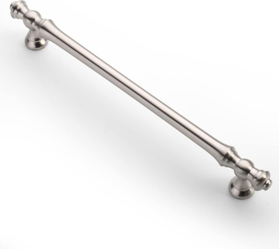 Asidrama 6 Pack 7.5 Inch(192mm) Brushed Satin Nickel Kitchen Cabinet Handles, Cabinet Pulls, Kitchen Cabinet Hardware for Cupboard Drawer Pulls