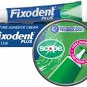 3 x Fixodent Plus Scope Precision Hold & Seal Adhesive Cream, 2 oz (Packaging May Vary)