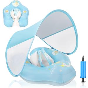 Baby Pool Float with Canopy and Safety Seat,Infant Swim Float & Pool Float & Baby Water Float & Swimming Floats UPF50+ UV Protection for Kids from 3 to 36 Months.(S:3-12 Month/L:6-36 Month) Baby Pool Float with Canopy and Safety Seat,Infant Swim Float & Pool Float & Baby Water Float & Swimming Floats UPF50+ UV Protection for Kids from 3 to 36 Months.(S:3-12 Month/L:6-36 Month)