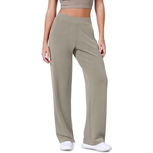ODODOS Women's Modal Soft Wide Leg Pants Elastic High Waist Casual Lounge Relaxed Pants with Pockets Size Small