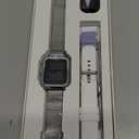 1.6'' Touch Screen Smart Watch for Women (Answer/Make Call), Activity Trackers and Smartwatches with Waterproof Heart Rate Sleep Monitor 100+ Sports Pedometer AI Voice,Fitness Watch for iPhone Android (sliver with diamonds)