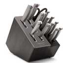 Premier by Calphalon 15-Piece Knife Set with SharpIN EdgeTech, Stainless Steel Handles