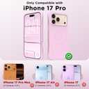Magnetic for iPhone 17 Pro Case 6.3", Compatible with MagSafe, [Integrated Silicone Camera Control Cover] [Screen Protector], 2X MIL-STD Drop Protection Case for iPhone 17 Pro, Primrose Pink