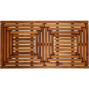 Nordic Style Teak Shower, Bath and Spa Mat | Indoor + Outdoor Use | Non-Slip Wood Platform | Spa, Sauna, Pool, Hot Tub | Luxury Decor | Framed Oiled Finish (40" x 20") (39.3" x 19.8" (Rectangular)) Nordic Style Teak Shower, Bath and Spa Mat | Indoor + Outdoor Use | Non-Slip Wood Platform | Spa, Sauna, Pool, Hot Tub | Luxury Decor | Framed Oiled Finish (40" x 20") (39.3" x 19.8" (Rectangular))