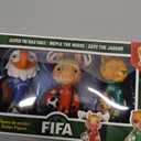 3 Pack World Cup 2026 Decorations, Mascot and Star Player Style Figures, 4 Inch PVC Cartoon Football Character Toys, Soccer Sports Collectible Figurines for Fans Party Favors (3PCS)